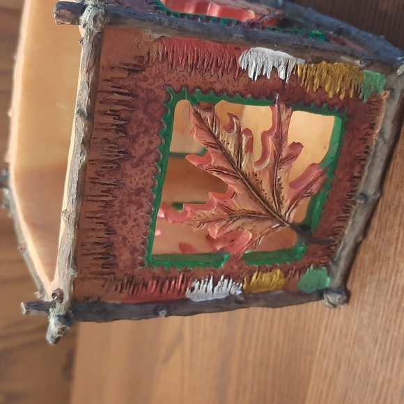 Robert Allen Candle Co Fall Leaves Votive Candle Holder - Picture 2 of 8